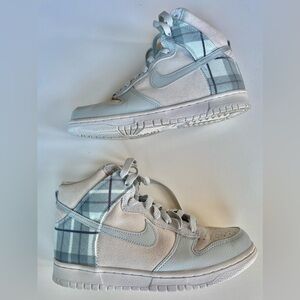 Dunk High SE GS 'Mint Plaid (Youth 6Y)(Men’s 6)(Women’s 7.5)